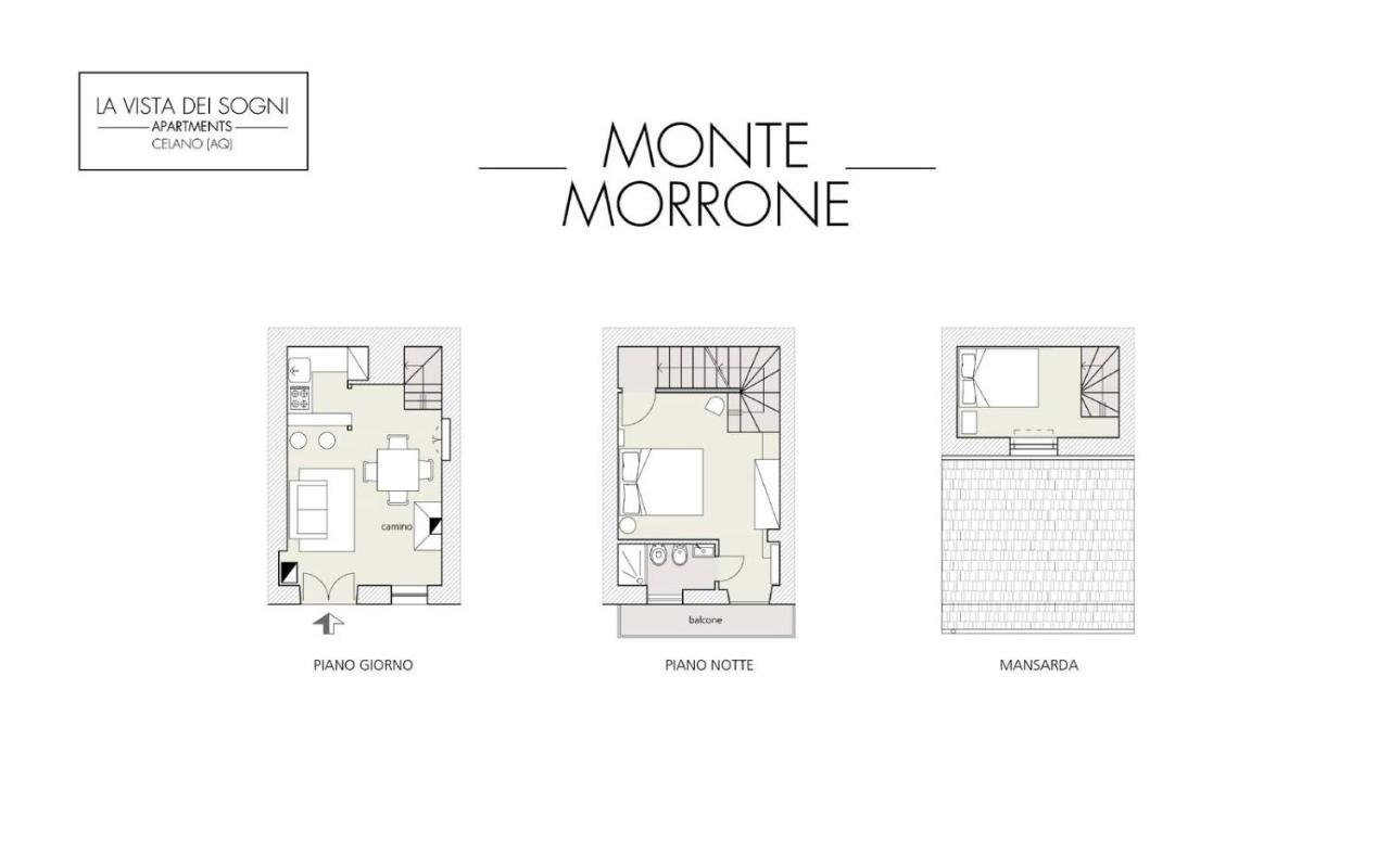 Lavistadeisogni Monte Morrone Celano Exteriör bild